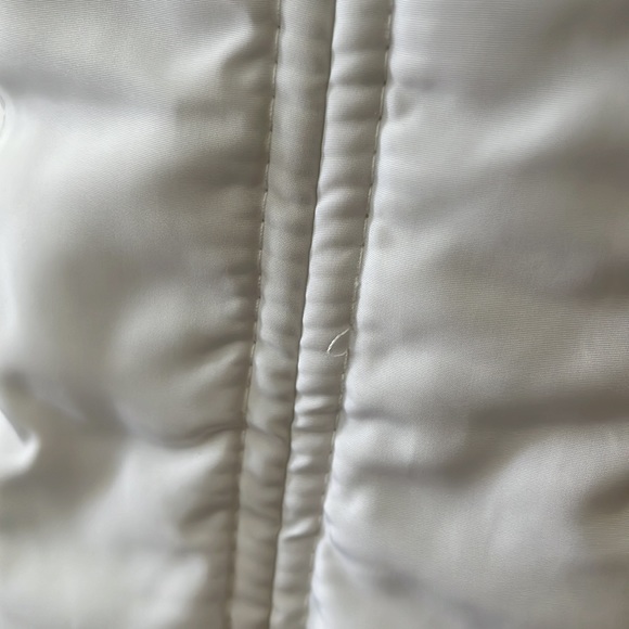 Yoki Outerwear Collection White Bomber Jacket with Hood - Medium - Picture 15 of 16